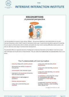 Tackling Misconceptions - A Parental Perspective