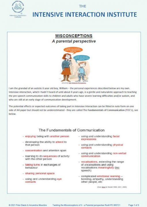 Tackling Misconceptions - A Parental Perspective